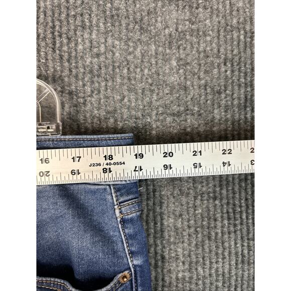 Old Navy Womens High Rise Rockstar Skinny Jeans Size 16 Blue Built In Warm - Picture 6 of 9